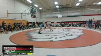 215 lbs Round 2 (6 Team) - Haeden Blair, Thermopolis vs Taevyn Gruell, Lovell High School