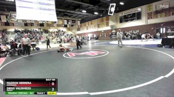 138 lbs Quarterfinal - Maddox Herrera, Esperanza vs Diego Valdiviezo, Poway