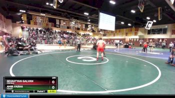 285 lbs Cons. Round 4 - Amir Farha, Poway vs Sevastyan Galvan, Central