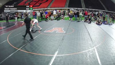 150 lbs Quarters - Brady Padgett, Washington vs Ry Talbot, Utah