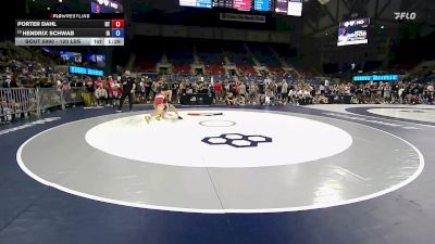 120 lbs Cons. Sub-rd Of 64 - Porter Dahl, UT vs Hendrix Schwab, IA