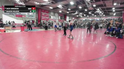 132 lbs Cons. Round 4 - Jack Gregson, San Marino vs Mason Wilson, JW North