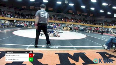 126 lbs Semifinal - Mason Mumford, Noble Takedown Club vs Steven Hawkins, Noble Takedown Club