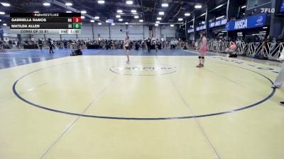 132 lbs Consi Of 32 #1 - Gabriella Ramos, MA vs Matilda Allen, SC