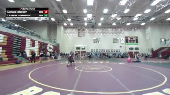 145 lbs Champ. Round 1 - Kaitlyn Schoepp, Gooding vs Kamiah Cummings, Emmett