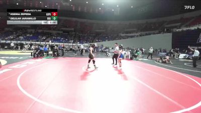 4A/3A/2A/1A Girls 155 5th Place Match - Ksenia Zepeda, Gervais/St Paul Girls vs Delilah Jaramillo, Rogue River Girls