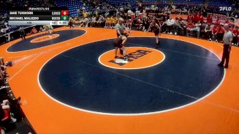 120 lbs Quarterfinals (8 Team) - Jake Tuxhorn, Chatham (Glenwood) vs Michael Malizzio, Lombard (Montini)