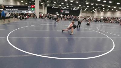 98 lbs Champ. Rd Of 16 - Chase Winkle, Best Trained Wrestling vs Levi Ford, DC Elite Wrestling