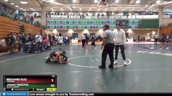106 lbs Semifinal - Destin Maestas, Slam Academy vs Blake Woodward, Buchanan