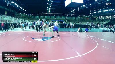 150 lbs Cons. Round 3 - Iam Garcia, Southwest Miami vs Andrew Sheffield, Central (Carroll)