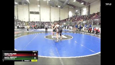 285 lbs Quarterfinal - Reed Palmer, Troy Area Hs vs Nate Obrzut, Wyoming Area Hs