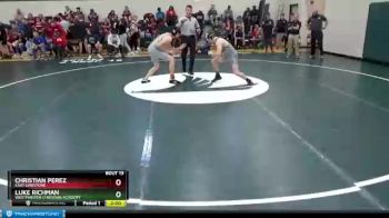 132 lbs Round 1 - Luke Richman, Westminster Christian Academy vs Christian Perez, East Limestone