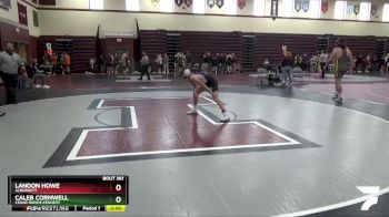 JV-2 lbs 1st Place Match - Landon Howe, Alburnett vs Caleb Cornwell, Cedar Rapids Kennedy