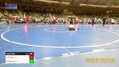 64 lbs Semifinal - Jacob Graber, Summit Wrestling Academy vs Billy Roberts, Greater Heights Wrestling