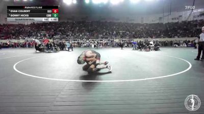 B5A-106 lbs Quarterfinal - Evan Colbert, Del City vs Sonny Hicks, Coweta