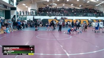 95 lbs Semifinal - Jay Jeppsen, Lowell Scott vs Blaine Ethington, New Plymouth