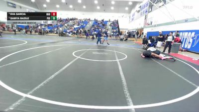 155 lbs 3rd Place Match - Samya Bazile, Pacifica/Oxnard vs Eva Garcia, Marina