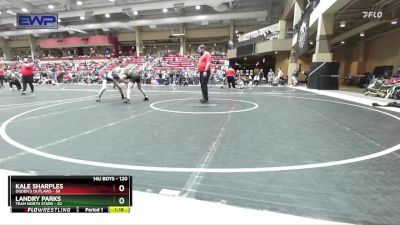 120 lbs Cons. Round 1 - Landry Parks, Team North Stars vs Kale Sharples, Ogden`s Outlaws