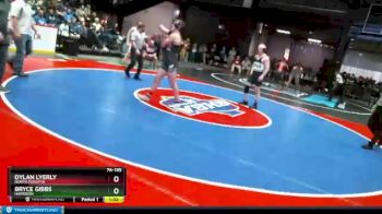 7 lbs Semifinal - Dylan Lyerly, North Forsyth vs BRYCE GIBBS, Harrison