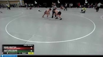 190 lbs Cons. Round 3 - Matthew Rojas, Wrestling University-FL vs David Grattan, Tom Eagle Wrestling Academy