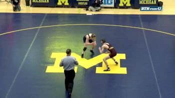 125 lbs, Drew Hildebrandt, CMU vs Drew Mattin, Michigan