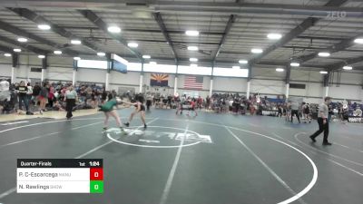 116 lbs Quarterfinal - Persephone Chavez-Escarcega, Manu WC vs Nelly Rawlings, Show Low