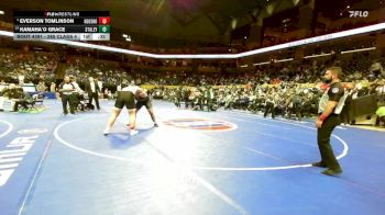 285 Class 4 lbs 5th Place Match - Everson Tomlinson, Neosho vs Kamaha`o Grace, Staley