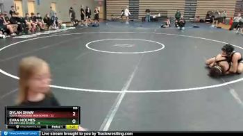 135 lbs Round 7: 2:30pm Sat. - Dylan Shaw, South Anchorage High School vs Evan Holmes, Colony High School