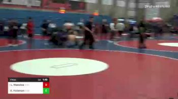 114 lbs Quarterfinal - Leo Maestas, Clovis West vs Koda Holeman, Clovis