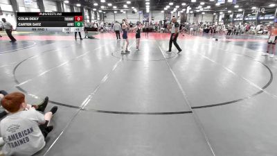 100 lbs Rr Rnd 1 - Colin Deily, The Hunt Wrestling Club Black vs Carter Datz, All-American Wrestling Club Red