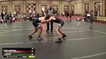 125 lbs Semis & 1st Wrestleback (8 Team) - Sam Lampman, American MMA & Wrestling vs A Drake, M2TCNJ