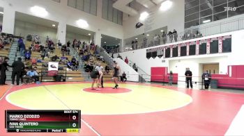 190 lbs Quarterfinal - Ivan Quintero, San Ysidro vs Marko Dzodzo, Torrey Pines