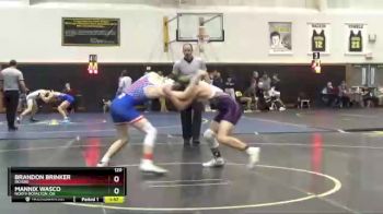 120 lbs Round 3 - Mannix Wasco, North Royalton, OH vs Brandon Brinker, Revere