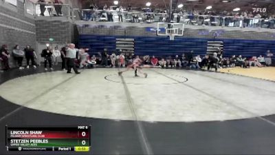 66 lbs Cons. Round 2 - Stetzen Peebles, Upper Valley Aces vs Lincoln Shaw, Pilgrim Wrestling Club