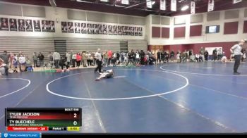 70 lbs Cons. Semi - Ty Buechele, Box Elder Bees Wrestling vs Tyler Jackson, Team Prestige
