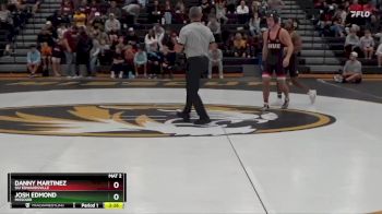 141 lbs Semifinal - Josh Edmond, Missouri vs Danny Martinez, SIU Edwardsville