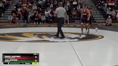 141 lbs Semifinal - Josh Edmond, Missouri vs Danny Martinez, SIU Edwardsville