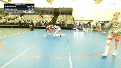 128-I lbs 5th Place - Yongtai Wan, Rhino Wrestling vs Colin Hoopes, Patriot Club