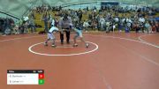 70 lbs Semifinal - Briella Guntrum, Oak Glen vs Braeden Larue, Burgettstown