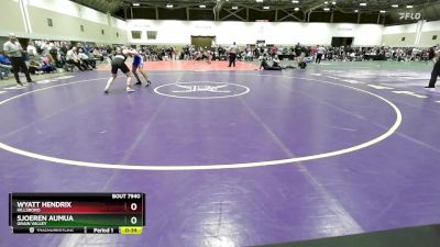 150B 1st Place Match - Sjoeren Aumua, Grain Valley vs Wyatt Hendrix, Hillsboro