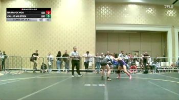 123 lbs Consi Of 16 #1 - Naima Ochoa, Legacy Wrestling Center vs Callie Milstien, Lancer WC