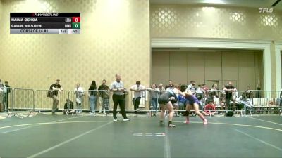 123 lbs Consi Of 16 #1 - Naima Ochoa, Legacy Wrestling Center vs Callie Milstien, Lancer WC