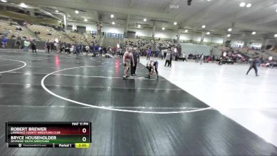 189 lbs Champ. Round 1 - Bryce Householder, Seymour Youth Wrestling vs Robert Brewer, Lawrence County Wrestling Club