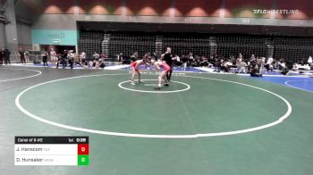 126 lbs Consi Of 8 #2 - Jonah Hanscom, Yukon vs Dallan Hunsaker, American Fork