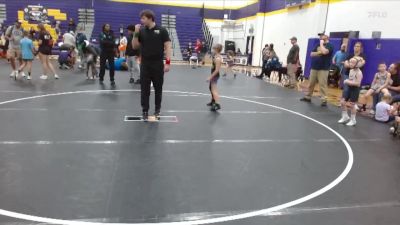 75 lbs Round 5 - Chase Hood, Summerville Take Down vs Liam Hoeft, Mighty Warriors Wrestling Acad