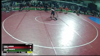 130 lbs Cons. Round 1 - Ryatt Shurtz, Idaho vs Finn Larsen, Oregon