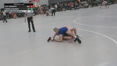 113 lbs Cons. Sub-rd Of 32 - Clay Meredith, Victory School Of Wrestling vs Fabien Alvarado, Jj Pearce