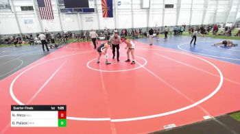 109 lbs Quarterfinal - Nick Meza, Valiant CP vs Gage Palace, Payson WC