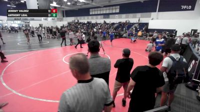 150 lbs Cons. Round 2 - Anthony Leal, Lions Den vs Jeremy Valdez, Team Credo