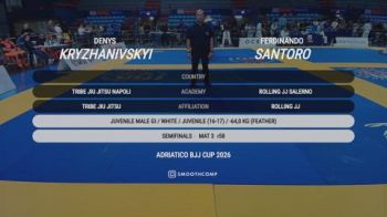 Ferdinando Santoro vs DENYS KRYZHANIVSKYI 2026 UIJJ ADRIATICO BJJ CUP
